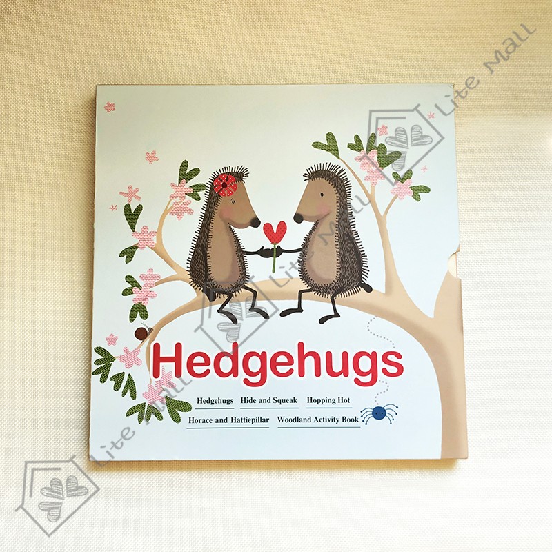 《Hedgehugs》刺猬的抱抱 英文書 1套5本